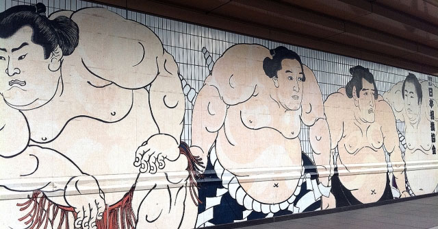 相撲壁画